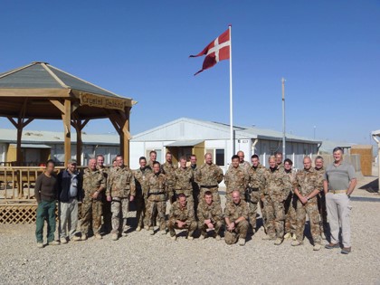 Rajwa med de danske styrker i Afghanistan (FOTO: Privat)